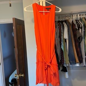 Banana republic bright orange dress